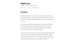Desktop Screenshot of mighil.com